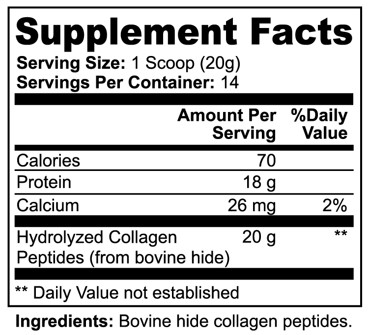 Root Lab Hydrolyzed Collagen Peptides