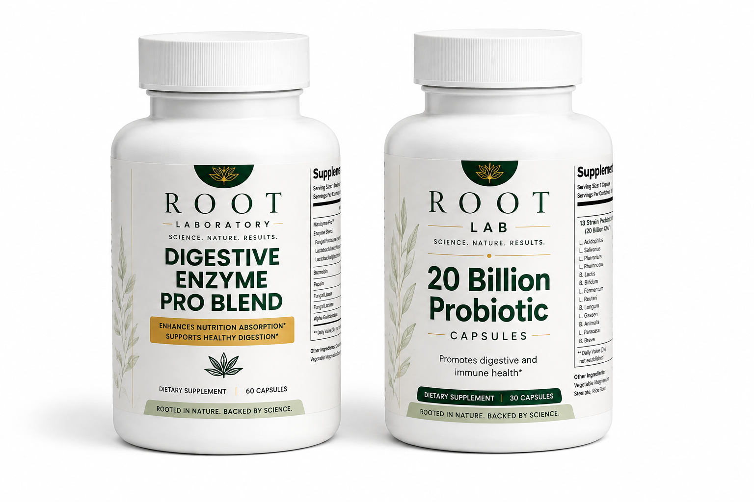 Root Lab Digestive enzymes + Probiotics